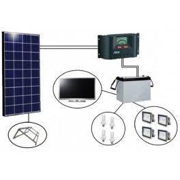 Kits solaires Afrique - EK140 TV EvoluKit Indépendance 