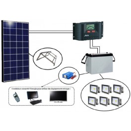 Kits solaires Afrique - EK140 Ecole de brousse EvoluKit Indépendance 1 classe