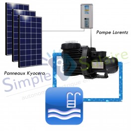 Kit pompage solaire 20Wc + pompe à eau 70 L/min automatique