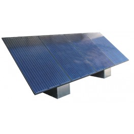 Fixations panneaux solaires - Structure lestable pour 1 ou 2 panneau 250Wc au sol