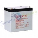 Batteries solaires - AGM BTL 12-45 Batterie solaire Effekta 