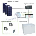 Kits solaires Afrique - Kit solaire Point de Vente de boissons fraîches & glaces