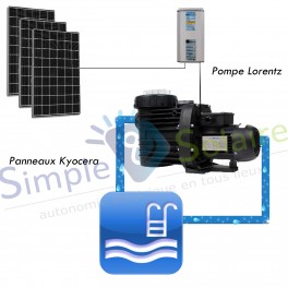 Kits piscines solaires - Kit de filtration solaire - piscines 10 à 90m3